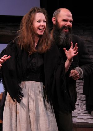 Emma O’Donnell and Patrick Toon as Philly Cullen. @ BroadwayWorld Emma O’Donnell and Patrick Toon as Philly Cullen. Photo
