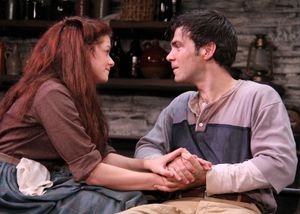 Izzie Steele as Pegeen who falls in love with Christy Mahon, played by Michael A. New Photo