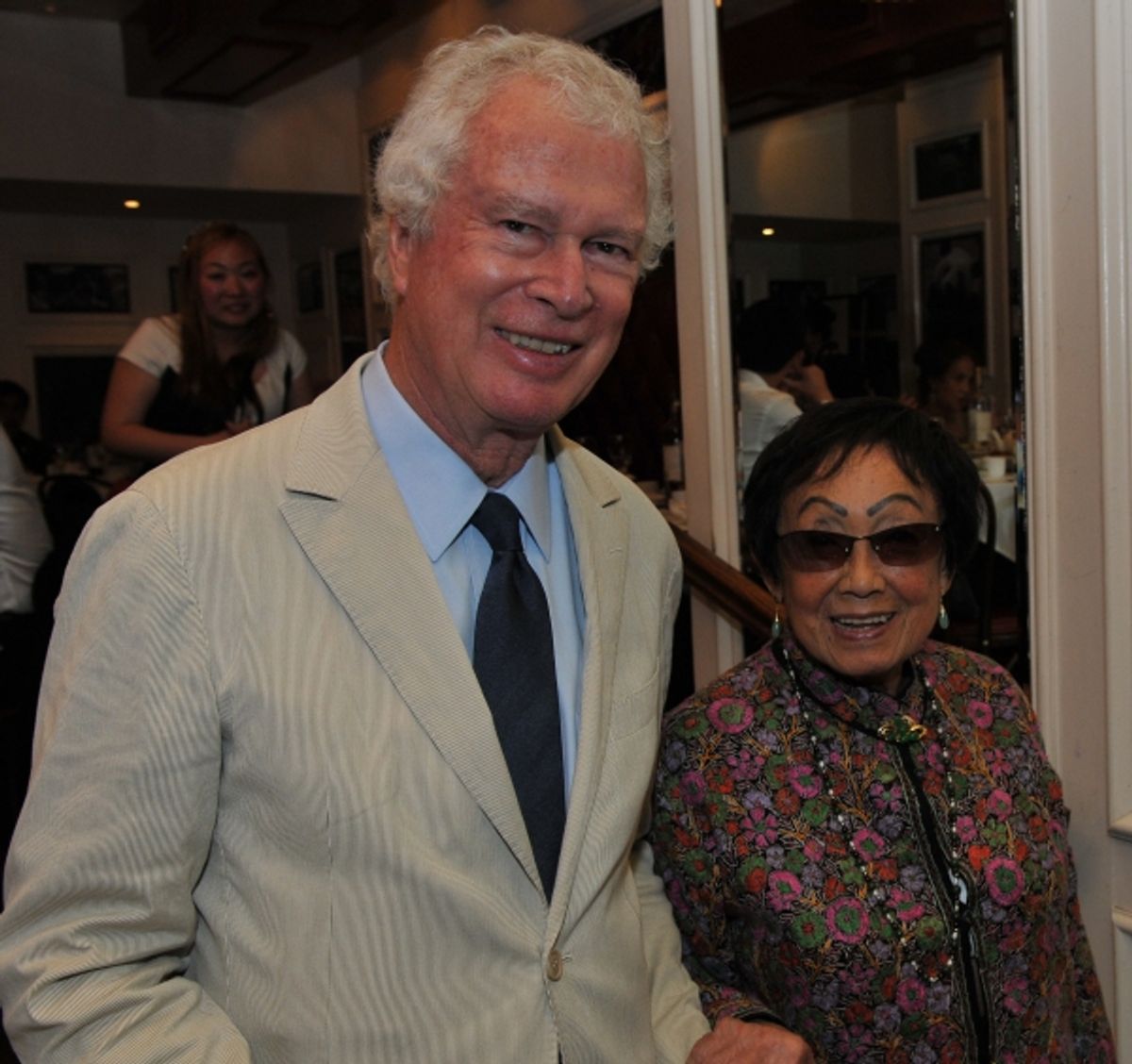 Ambassador Kenneth and Dr. Patricia Taylor at DOJOJI: THE MAN INSIDE THE BELL Celebrates Opening at Theatre Row