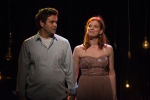 Frank (Brian King) and Marnie (Darci Nalepa) in The Drunken City  Photo