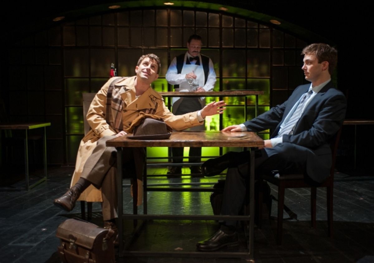 Paul (Andrew Carter) and Lowell (Nicholas Harazin) in The Internationalist  at 