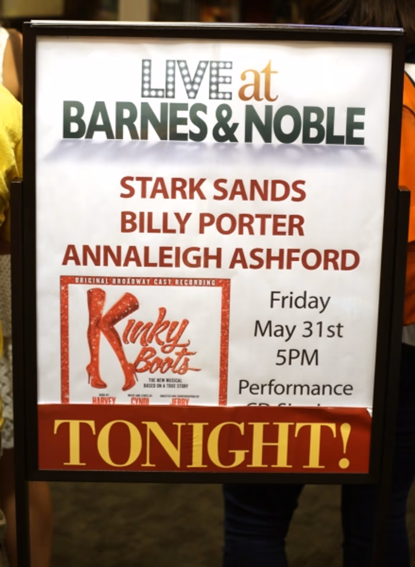Photo Coverage: Annaleigh Ashford, Billy Porter and Stark Sands at KINKY BOOTS' Barnes & Noble CD Signing! Image