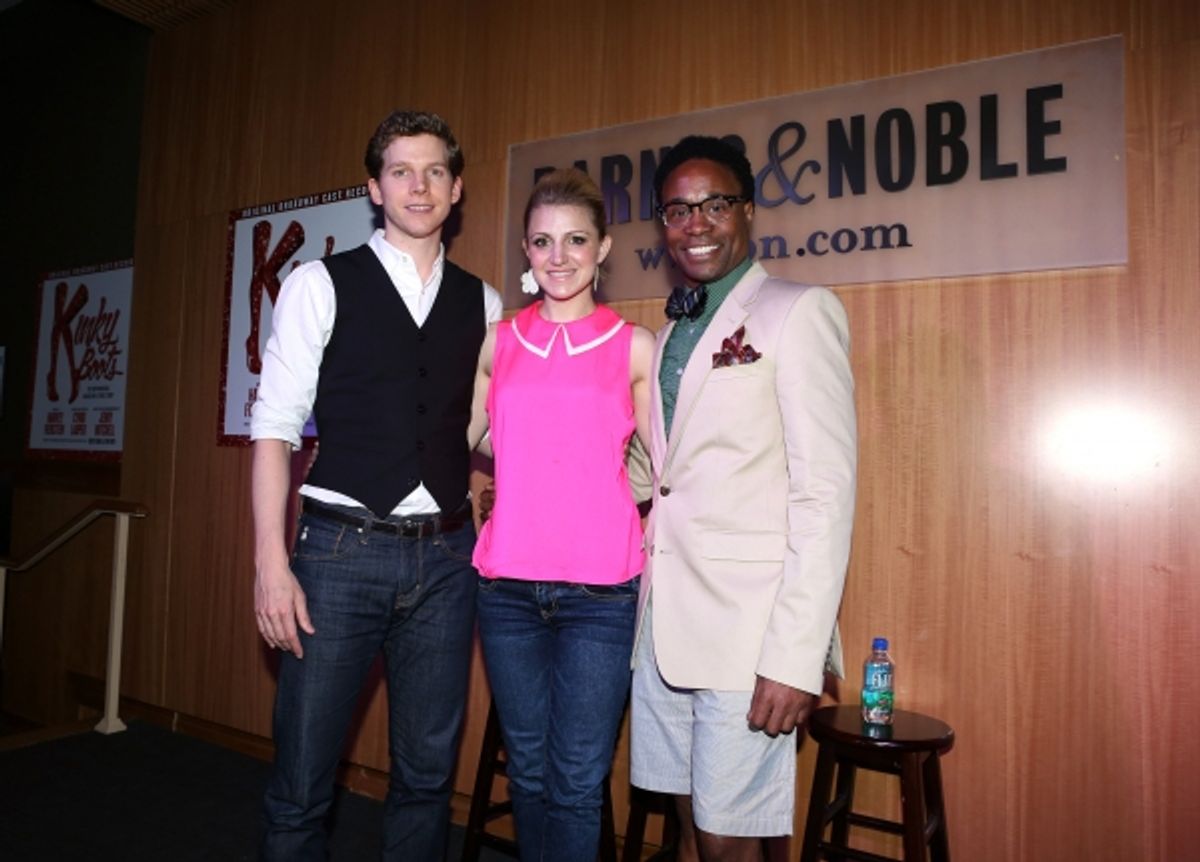 Stark Sands, Annaleigh Ashford, Billy Porter at 