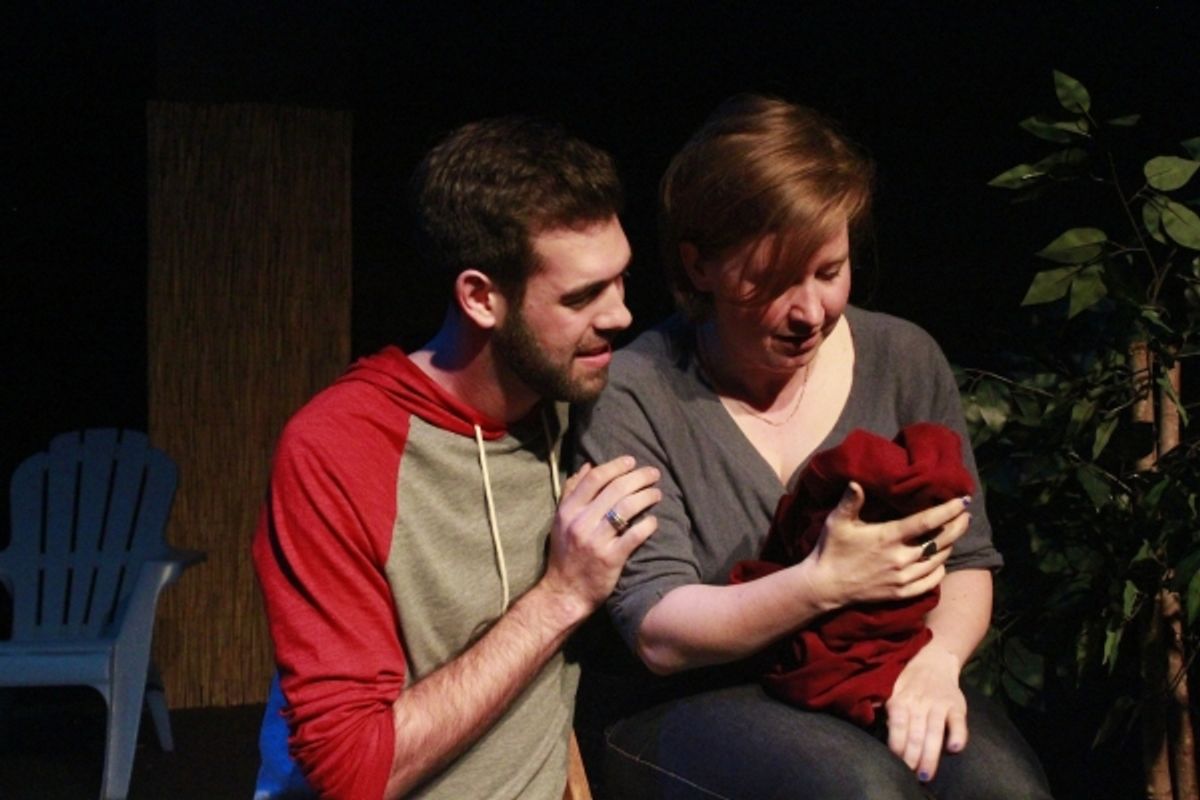 Bob Skosky (Jason) and Pamela Mae Davis (Vivian) at 