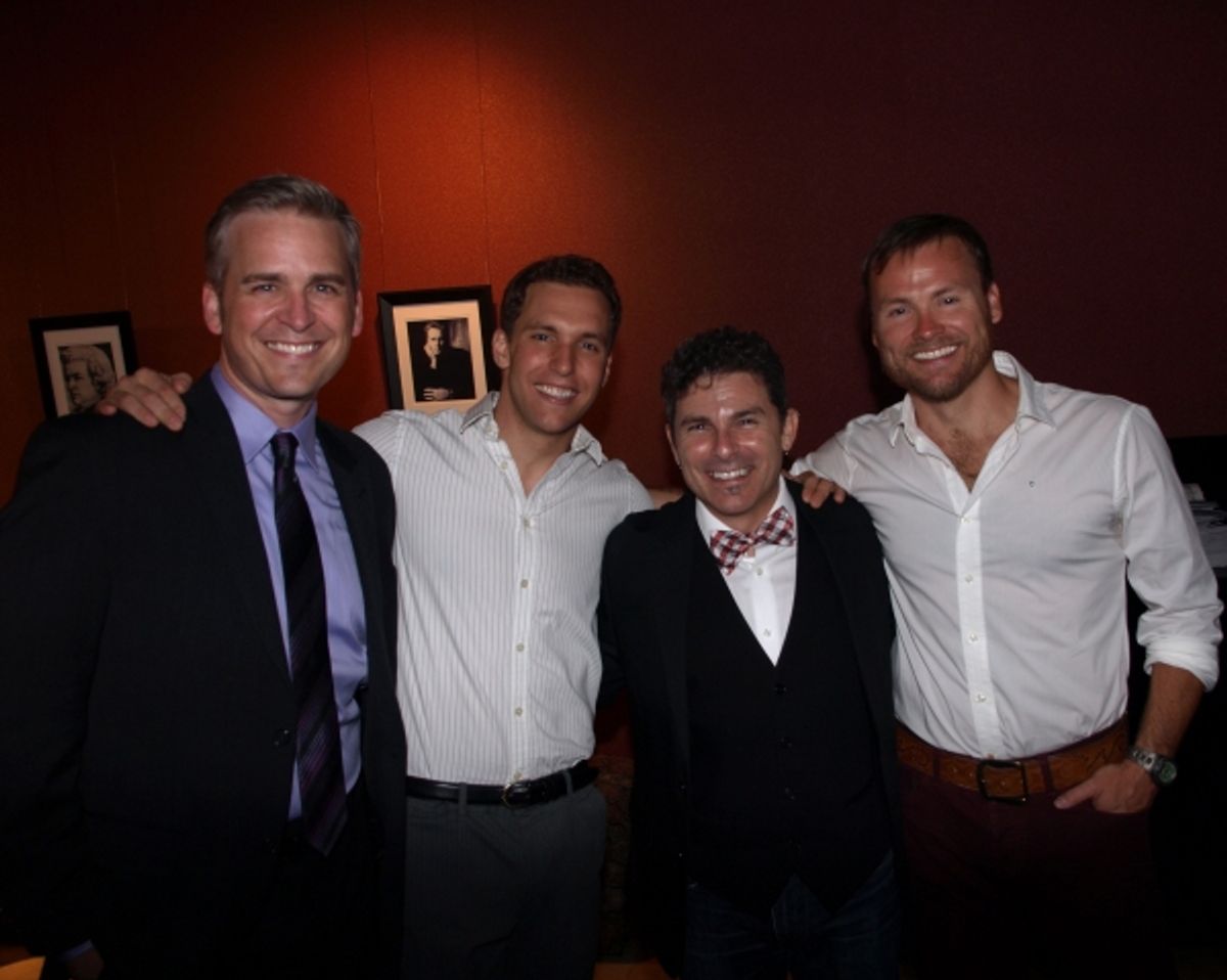 Robert J. Townsend, Eddie Egan, Director Nick DeGruccio, and Keith A. Bearden
 at 