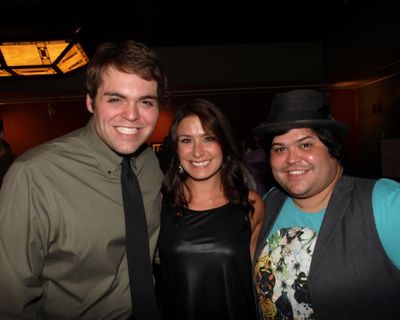 Alex Mendoza, Cassandra Murphy, and Harvey Guillen
 Photo