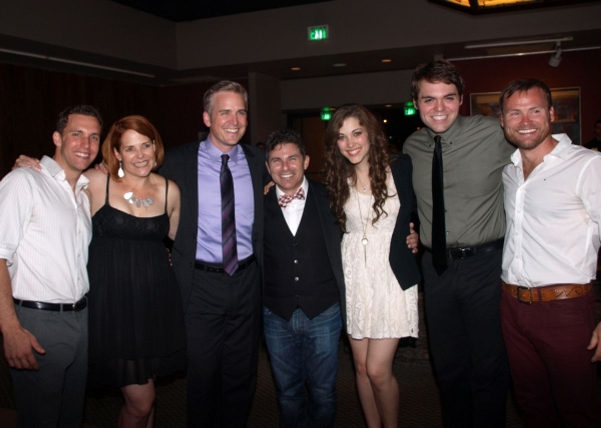 The cast with Director Nick DeGrucio
 at 