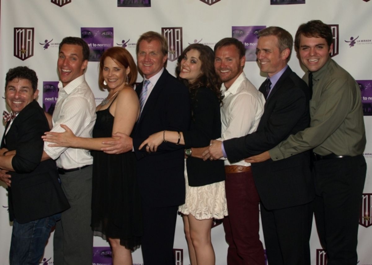 The cast with Nick DeGruccio and Tom McCoy
 at 