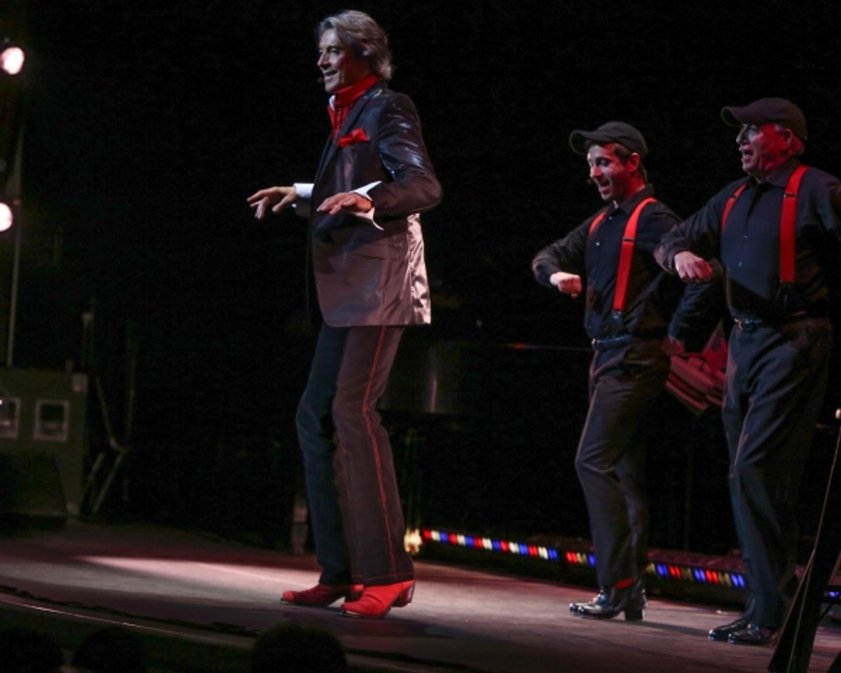 Tommy Tune, Hal Shane, Michael Fatica at 