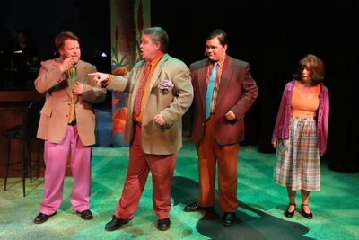 Nicholas Kelly as William Faulkner, Joel Hackbarth as Tennessee Williams, Christopher Photo