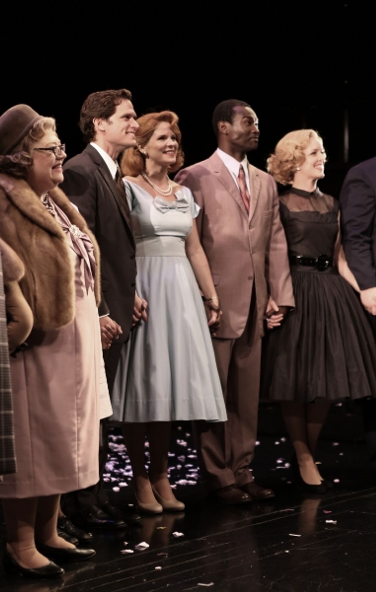 Mary Stout, Kelli O''Hara, Steven Pasquale, Isaiah Johnson, Nancy Anderson  at 
