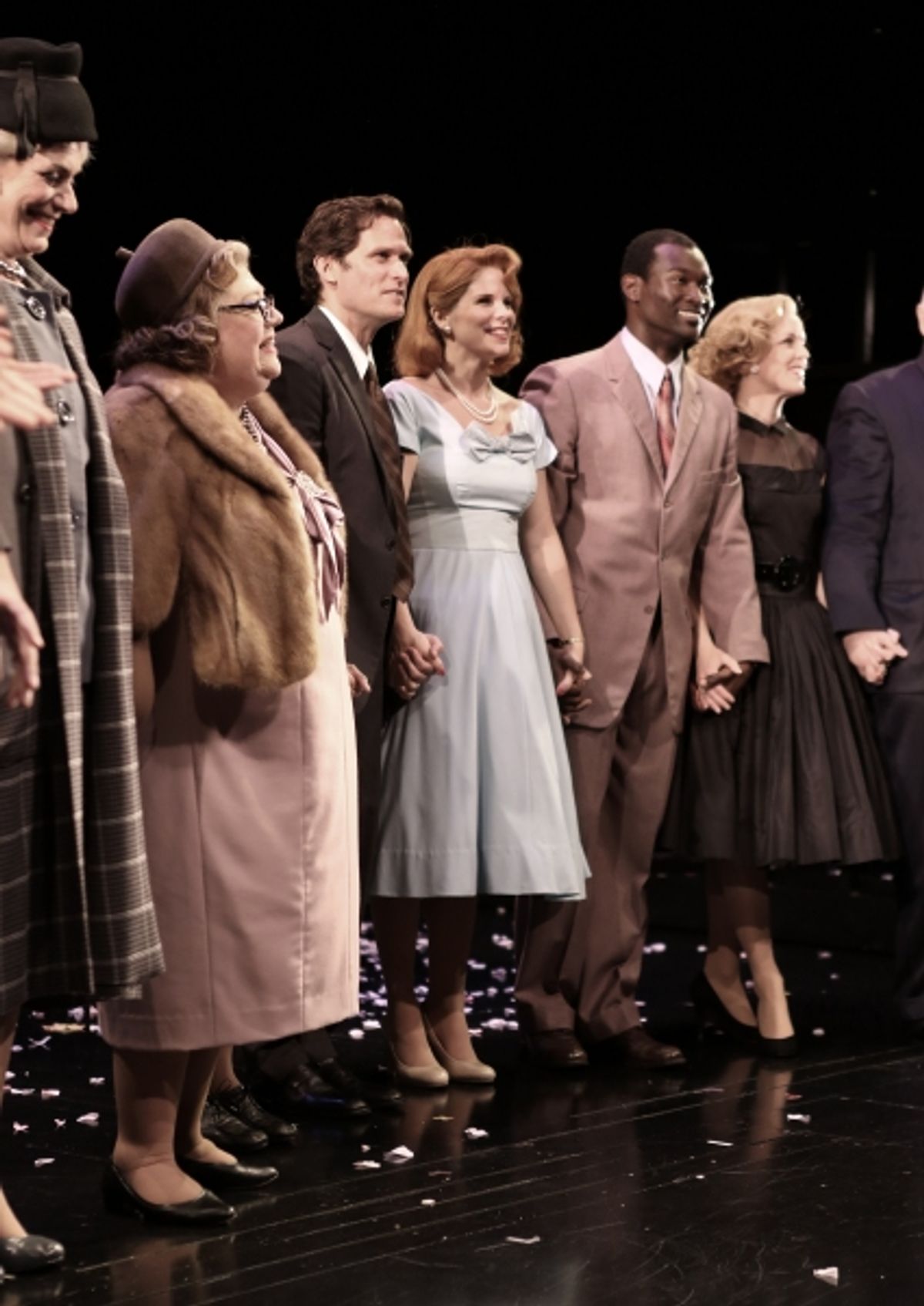 Mary Stout, Kelli O''Hara, Steven Pasquale, Isaiah Johnson, Nancy Anderson  at 