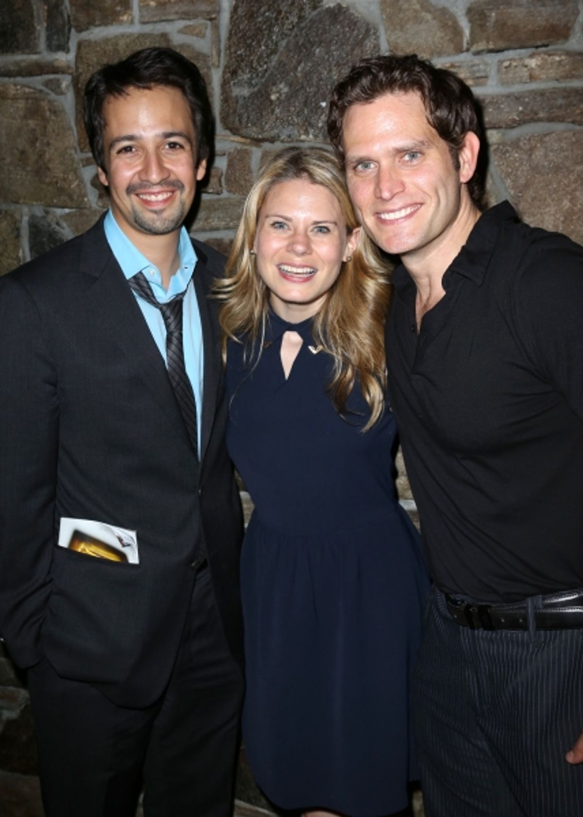 Lin-Manuel Miranda, Celia Keenan-Bolger, Steven Pasquale  at 