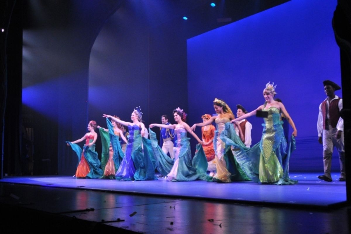 The Mersisters-Kristine Bennett, Nicole Javanna Johnson, Lisa Karlin, Morgan Kirner, Erica Mansfield and Jessica Wockenfuss at 