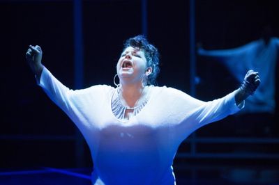 Marta (Carolyn Cole) absorbs New York's unending energy as she sings 'Another Hundred Photo