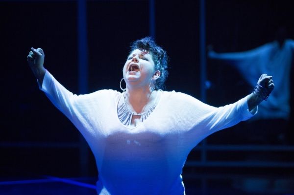 Marta (Carolyn Cole) absorbs New York's unending energy as she sings 'Another Hundred Photo