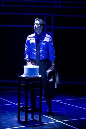 New York bachelor Bobby (Matthew Scott) takes stock of his romantic life on his 35th birthday. @ BroadwayWorld New York bachelor Bobby (Matthew Scott) takes stock of his romantic life on his 35th Photo