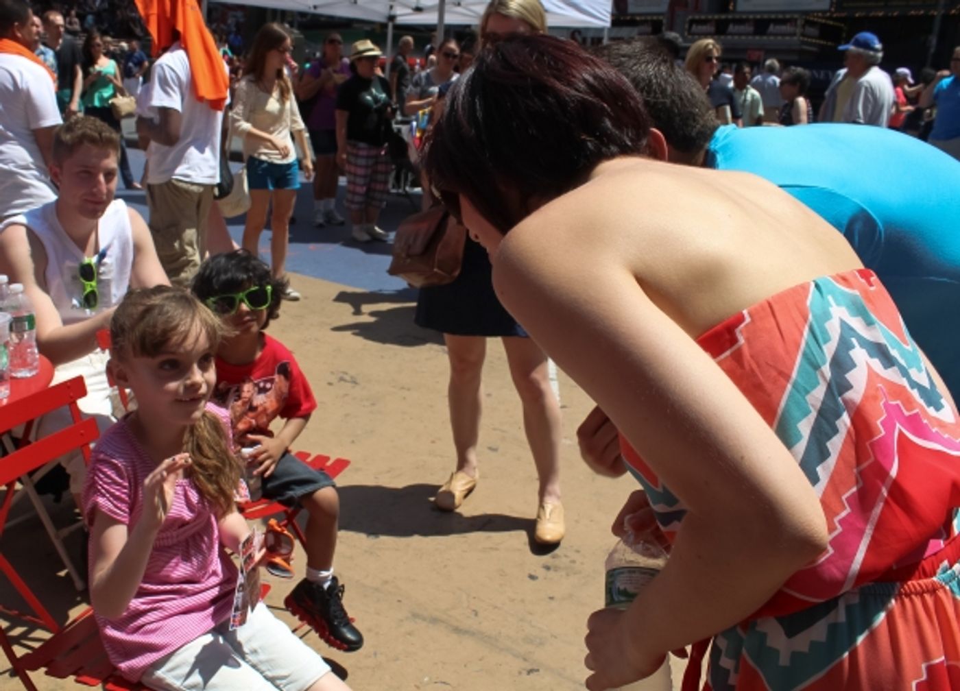 Photo Coverage: Krysta Rodriguez, Zachary Levi & More at BROADWAY ROCKS TIMES SQUARE! Image