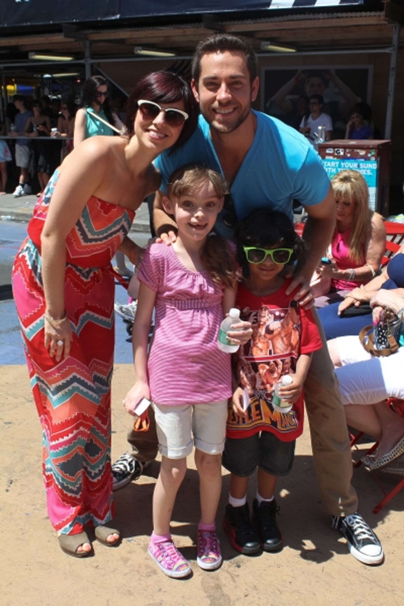 Photo Coverage: Krysta Rodriguez, Zachary Levi & More at BROADWAY ROCKS TIMES SQUARE! Image