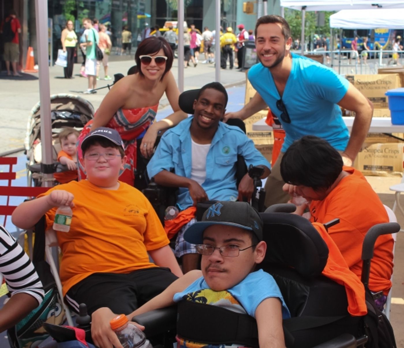 Photo Coverage: Krysta Rodriguez, Zachary Levi & More at BROADWAY ROCKS TIMES SQUARE! Image