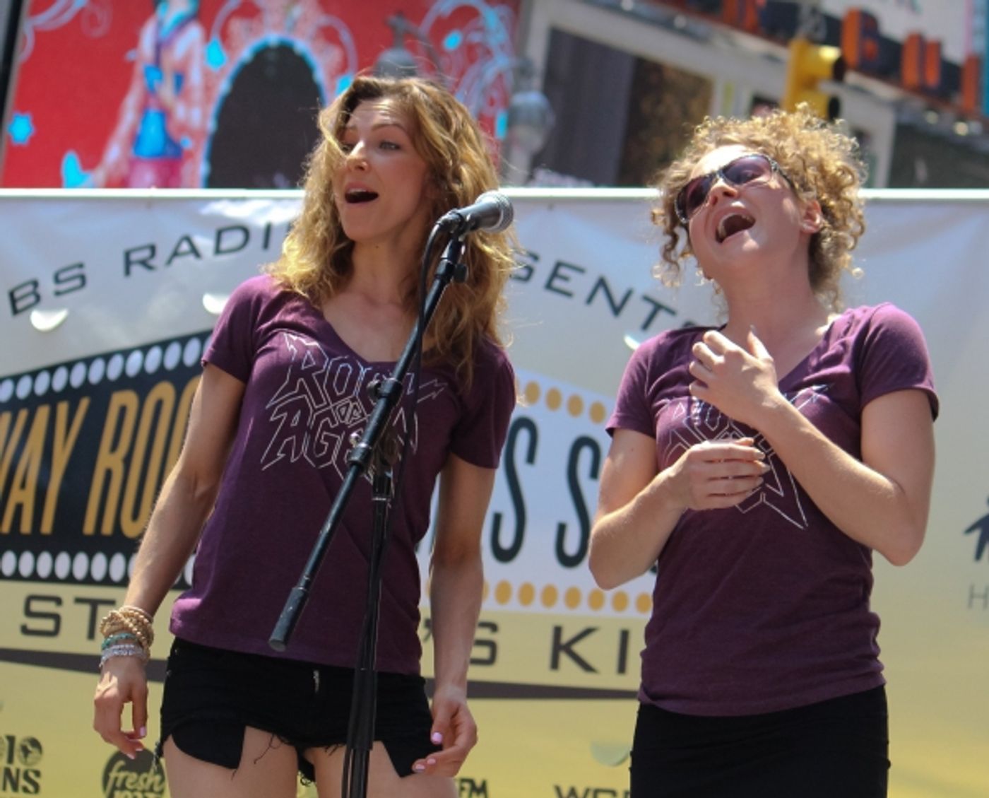 Photo Coverage: Krysta Rodriguez, Zachary Levi & More at BROADWAY ROCKS TIMES SQUARE! Image