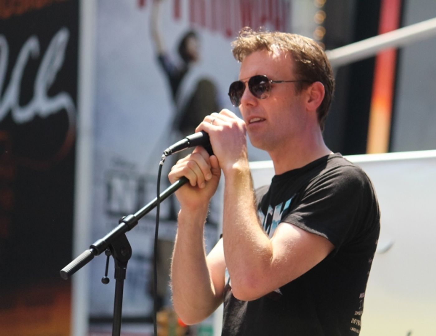 Photo Coverage: Krysta Rodriguez, Zachary Levi & More at BROADWAY ROCKS TIMES SQUARE! Image