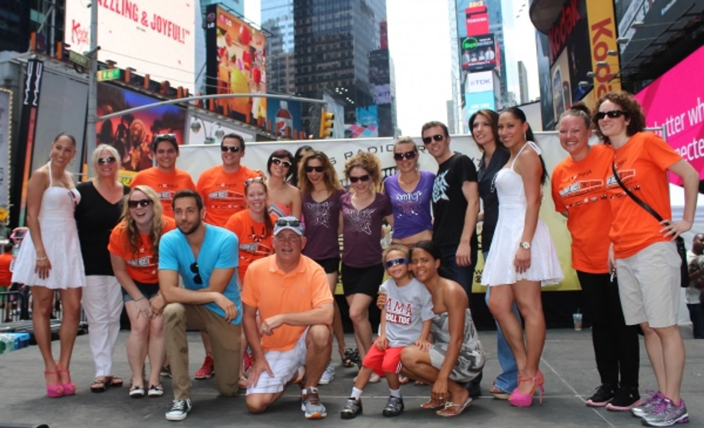 Photo Coverage: Krysta Rodriguez, Zachary Levi & More at BROADWAY ROCKS TIMES SQUARE! Image