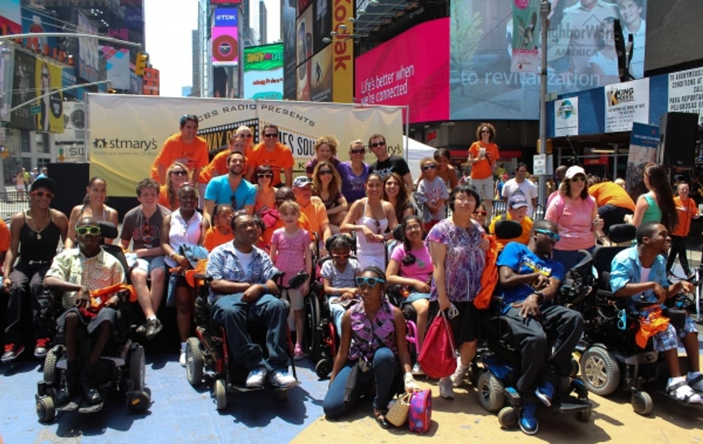 Photo Coverage: Krysta Rodriguez, Zachary Levi & More at BROADWAY ROCKS TIMES SQUARE! Image