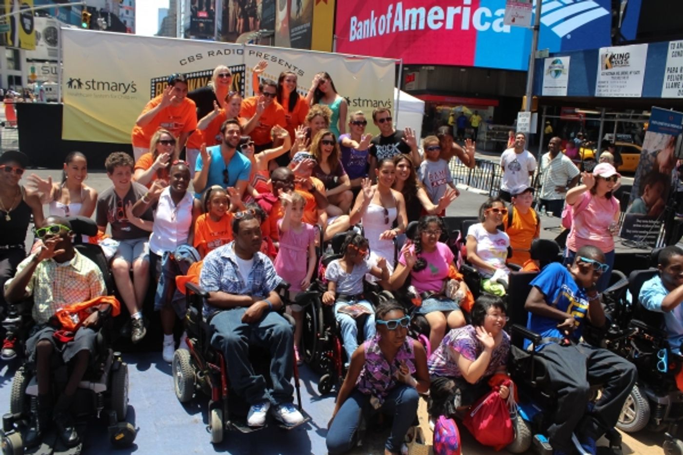 Photo Coverage: Krysta Rodriguez, Zachary Levi & More at BROADWAY ROCKS TIMES SQUARE! Image