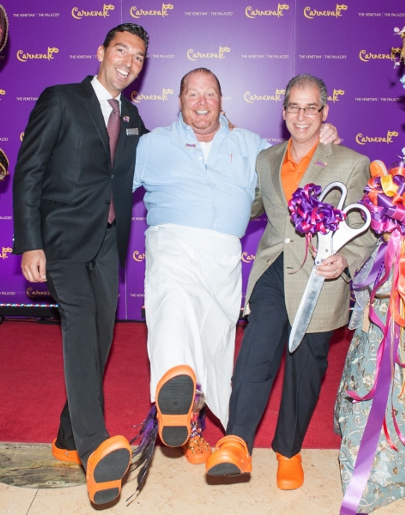 Photo Flash: Chef Mario Batali at CARNEVALE Opening in Las Vegas Image