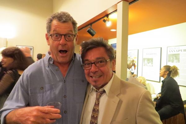 Set designer David Potts with director Bill Casellino Photo