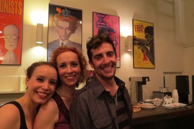   Current cast members Cristina Gerla, Kelly Lester, Andrew Ableson                   Photo