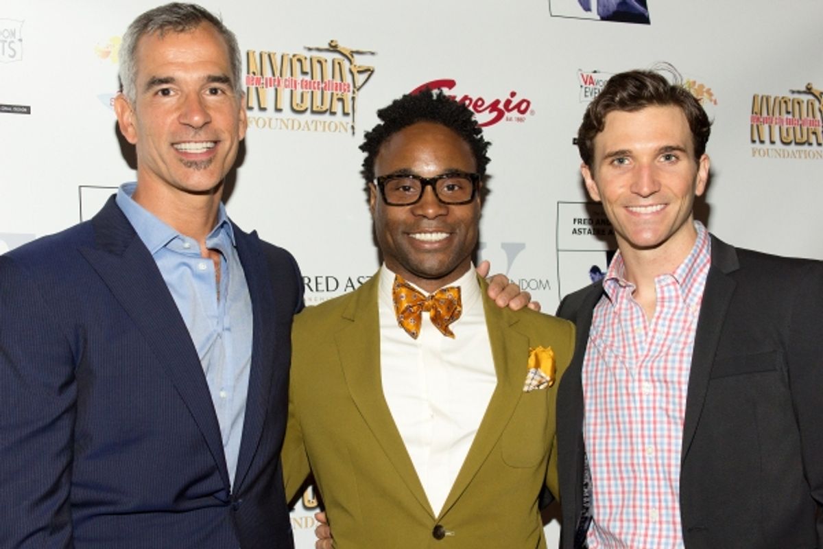 Jerry Mitchell, Billy Porter, Charlie Sutton at 