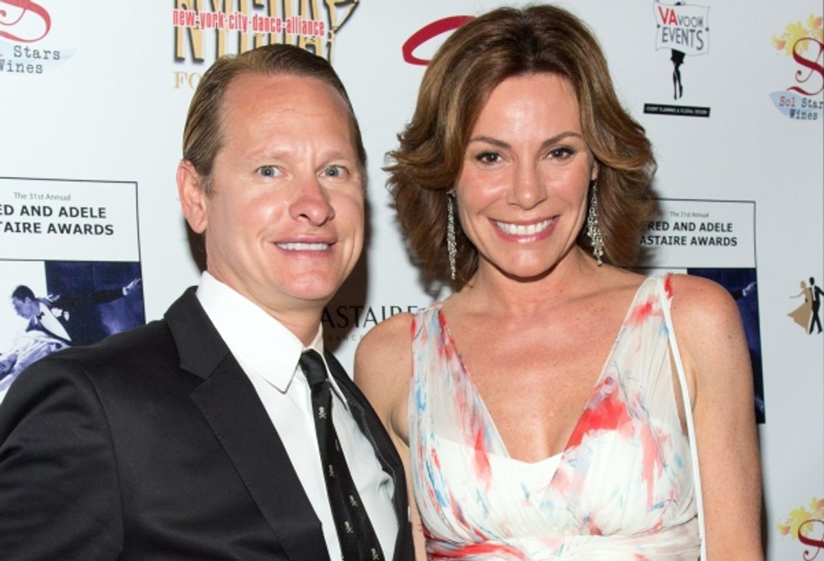 Carson Kressley, Countess Luann de Lesseps at 