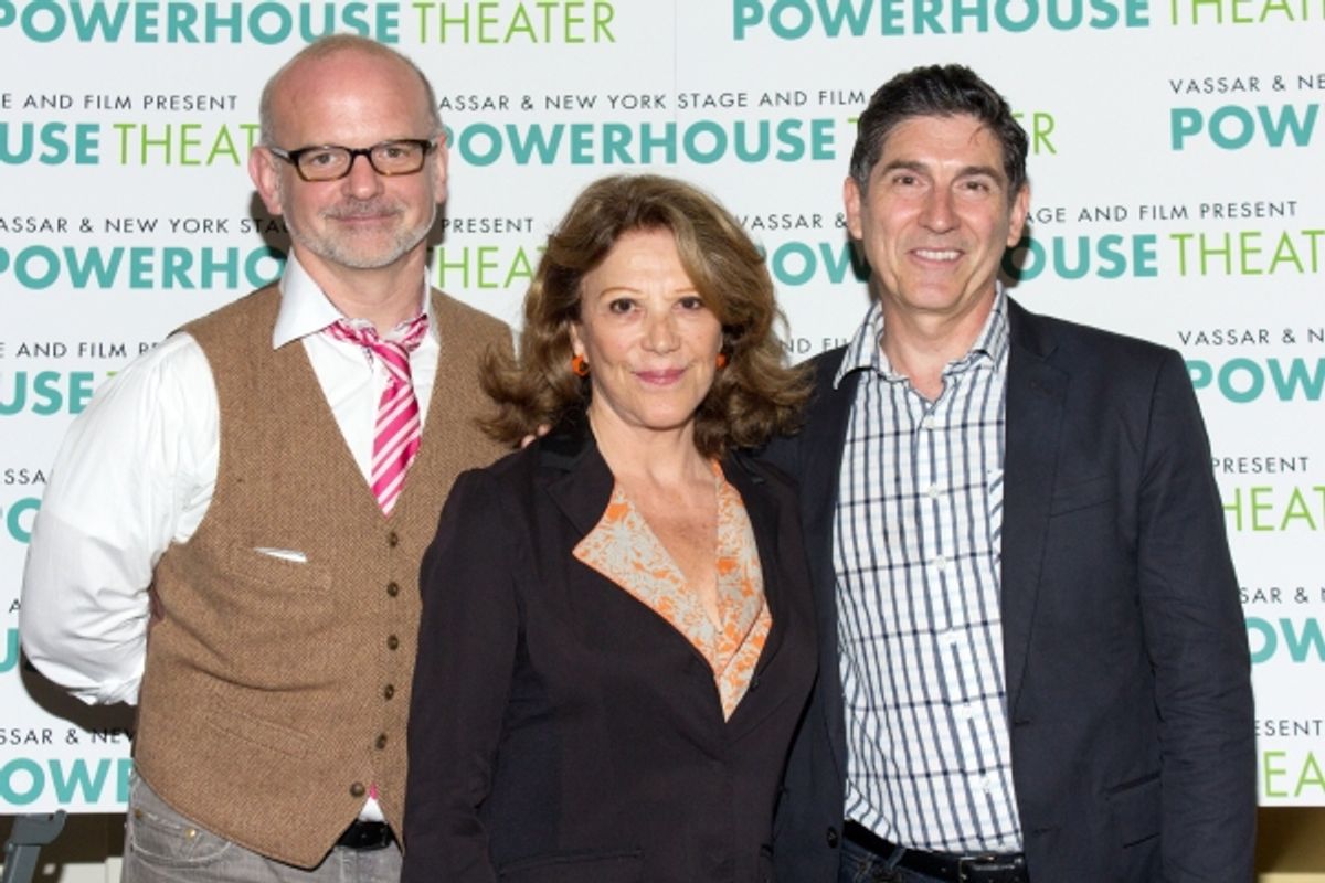 Michael Wilson, Linda Lavin, James Lecesne at 