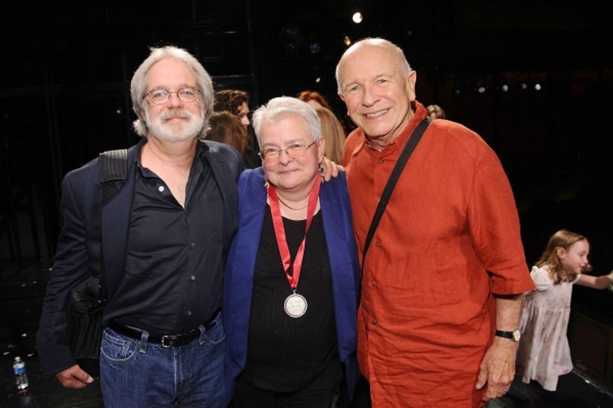 John Weidman, Paula Vogel, Terrence McNally at 