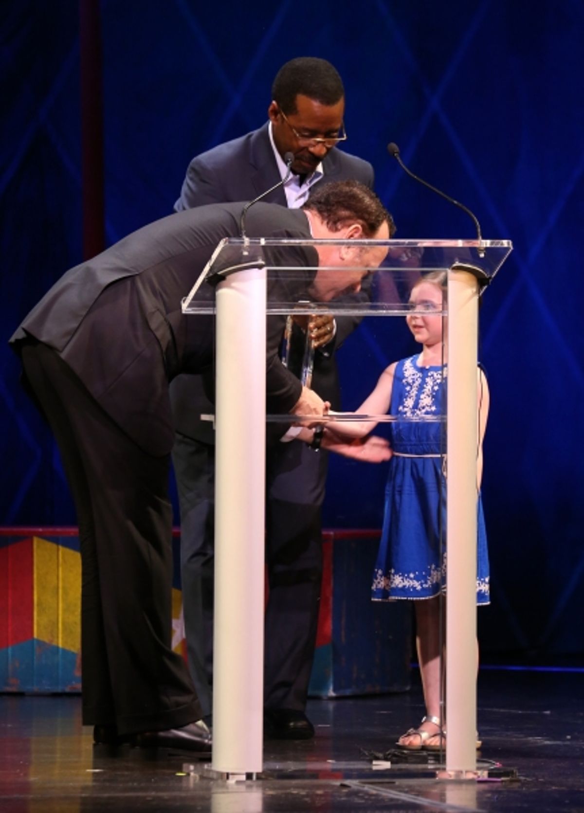 Tom Hanks, Courtney B. Vance, Jillian Lebling at 