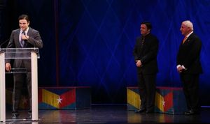 Jonny Orsini, Nathan Lane, Lionel Larner @ BroadwayWorld Jonny Orsini, Nathan Lane, Lionel Larner Photo