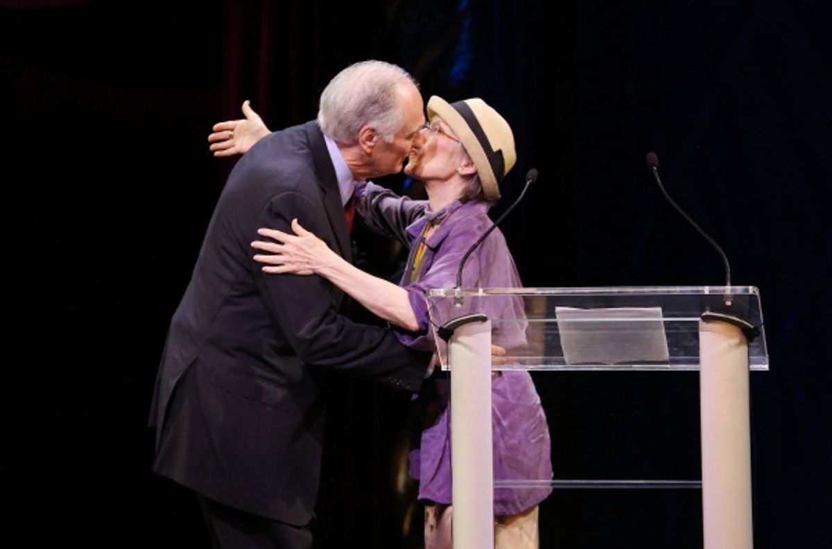 Alan Alda, Patricia Elliott  at 