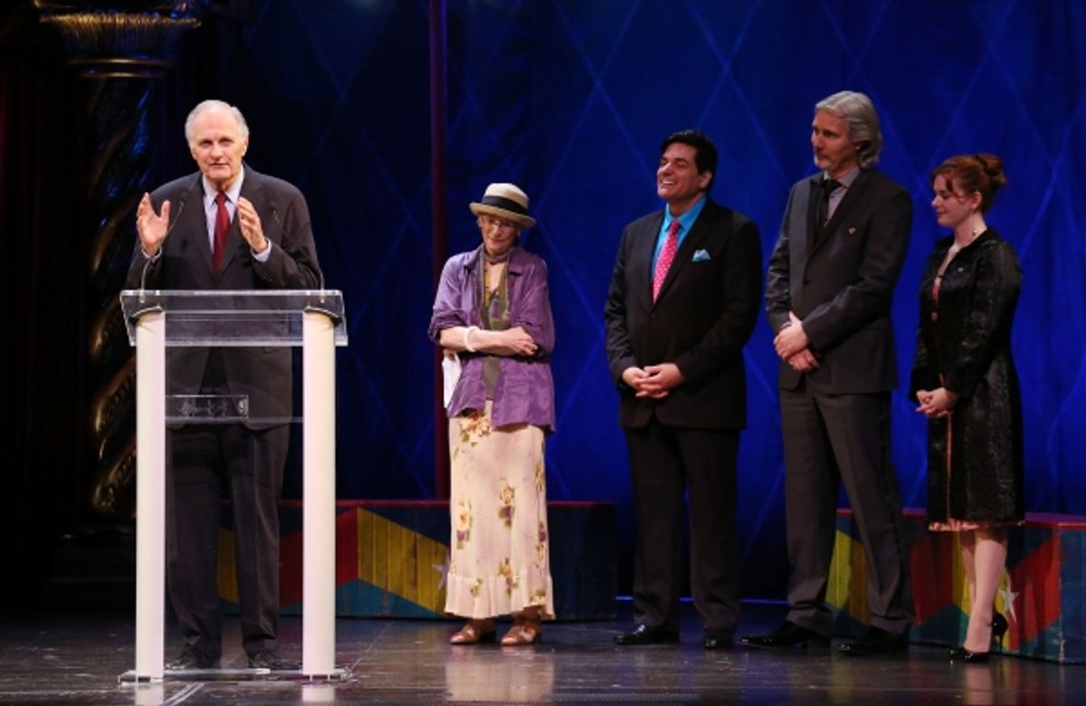 Alan Alda, Patricia Elliott, Dale Badway, Corey Brunish, Brisa Trinchero  at 