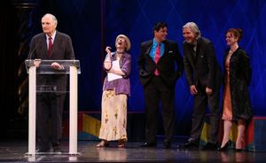 Alan Alda, Patricia Elliott, Dale Badway, Corey Brunish, Brisa Trinchero  Photo