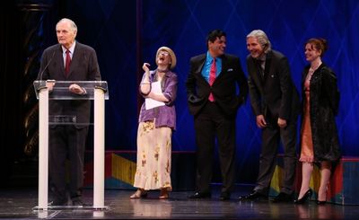 Alan Alda, Patricia Elliott, Dale Badway, Corey Brunish, Brisa Trinchero  Photo