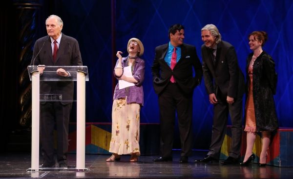 Alan Alda, Patricia Elliott, Dale Badway, Corey Brunish, Brisa Trinchero  Photo