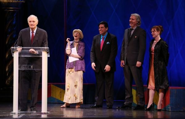 Alan Alda, Patricia Elliott, Dale Badway, Corey Brunish, Brisa Trinchero  Photo