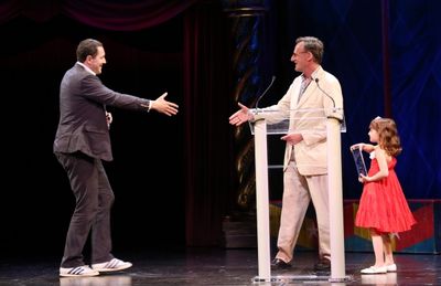 Bertie Carvel, Daniel Gerroll, Eliza Holland Madore  Photo