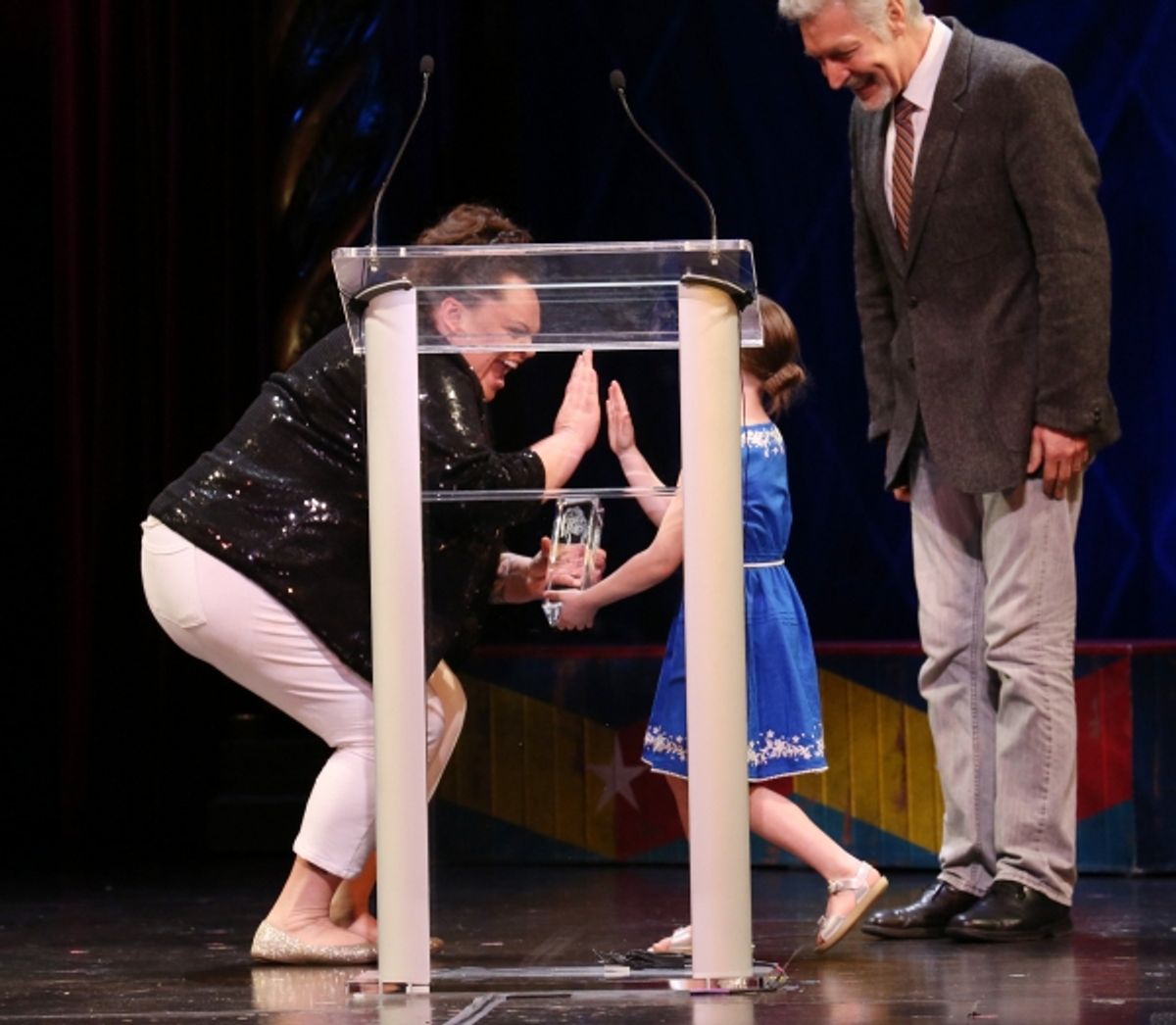 Keala Settle, Jillian Lebling, Tony Sheldon  at 