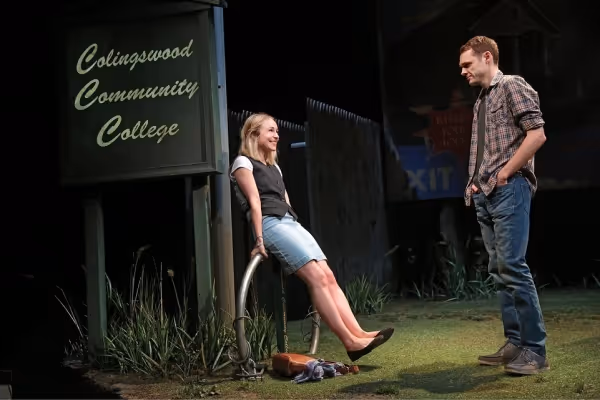 Sarah Goldberg and Christopher Denham Photo