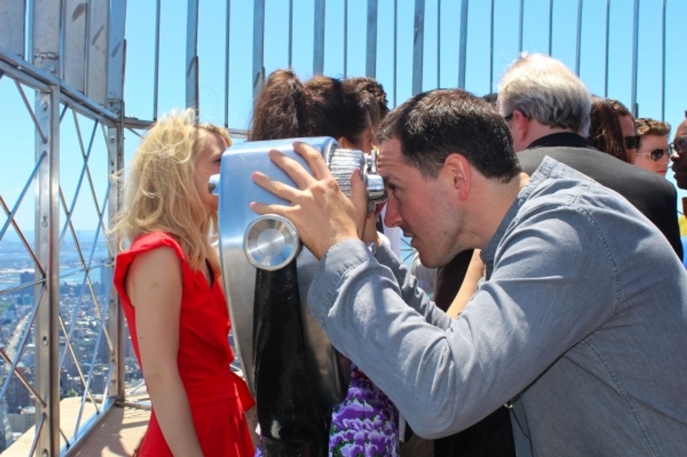 Photo Coverage: 2013 Tony Award Nominees Celebrate at the Top of the Empire State Building! Image