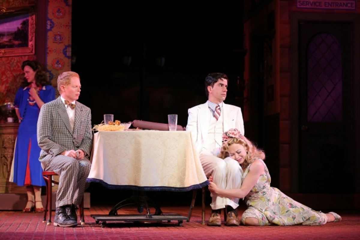 Rachel McMullin, Jesse Tyler Ferguson, Hamish Linklater and Emily Bergl  at 