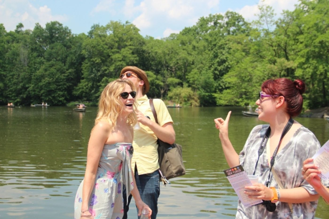 Photo Flash: HOW TO BE A NEW YORKER's Margaret Copeland & Kevin James Doyle Brave the Heat with Lemonade  Image